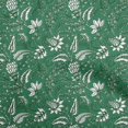 thumbnail image 1 of oneOone Polyester Spandex Green Fabric Jacobean Floral Craft Projects Decor Fabric Printed By The Yard 56 Inch Wide, 1 of 4