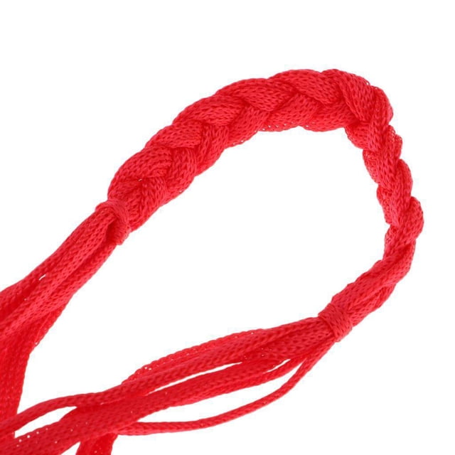 Langgg Sac de Ballon en Maille Sac de Transport de Ballon de Basket Filet de Rangement Multifonctionnel Rouge