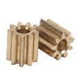 thumbnail image 3 of Motor Pinion Engine Gear Brass Gear Cogwheel Pinions Drive Gear 2pcs Motor Pinion Gear Brass Replacement For Duplo Intelli Lok Module 0.4 9 Teeth, 3 of 8