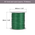 thumbnail image 2 of Unique Bargains Beading Thread Bracelet Weave Bead Craft Cord 2mm 78M/Roll (85-Yards) Decorative String, Green, 2 of 7