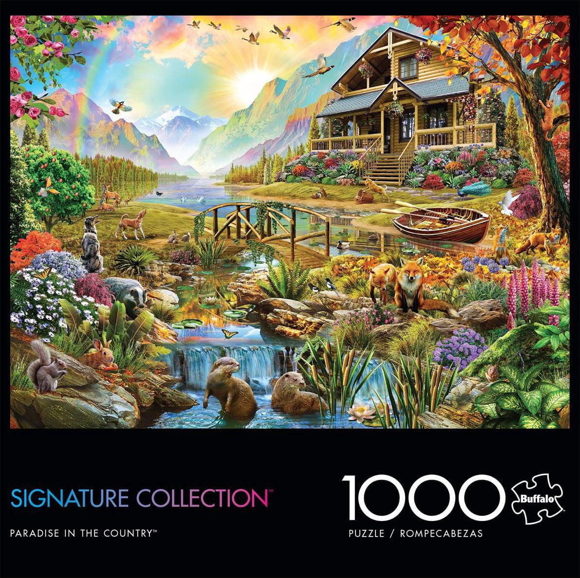 Buffalo Games - Le puzzle Signature Collection - Paradise in the Country - en 1000 pièces