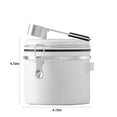 thumbnail image 3 of Save Big! Airtight Coffee Canister, Stainless Steel Kitchen Food Storage Container, With Date Function for Grounds, Beans, Tea, Sugar, Flour, Cereal Storage (1.2L), 3 of 8