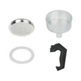 thumbnail image 3 of Espresso Coffee Moka Pot Replacement Parts Handle,Gasket Seal,Funnel,Filter, 3 of 7