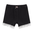 thumbnail image 1 of Timegard Vêtements Fille Nœud Papillon Mignon Coton Confortable Dentelle Tenue d'Intérieur Décontractée Shorts Ajustés sous Robe Été, 1 of 3