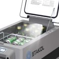 thumbnail image 3 of Gymax Portable Refrigerator Vehicle Car Compressor Freezer Cooler 44-Quart, 3 of 8