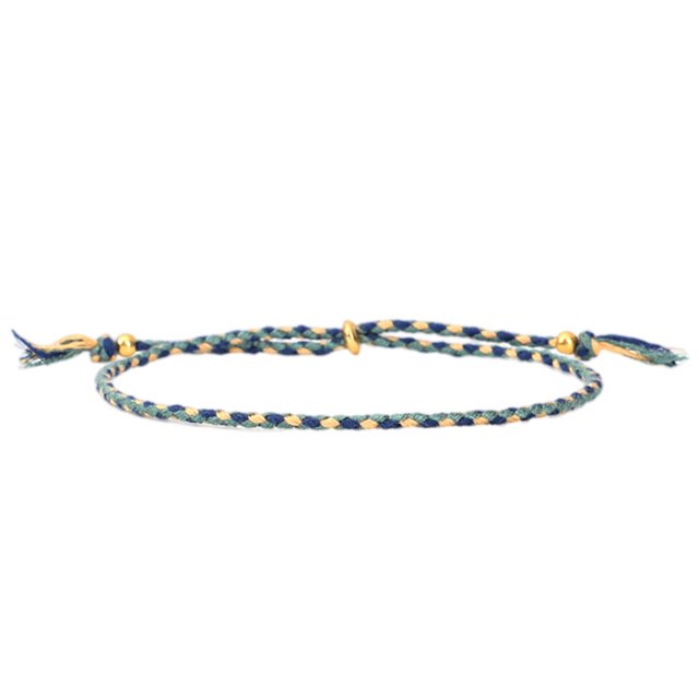 Bracelet Tressé Accessoire Mode Femmes Hommes Bracelet Bijoux Accessoires Fil Réglable Bracelets avec Frange Décors Type 21