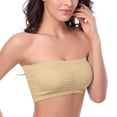 thumbnail image 1 of Qertyioot Strapless Bras for Women,Stretch Plus Size,Comfort Wireless Bra, 1 of 6