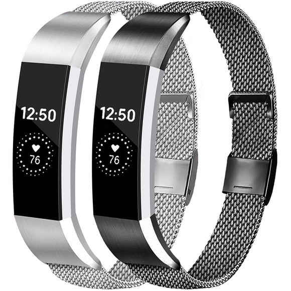 Metal Replacement Bands Compatible With Fitbit Alta Hr Bands, Adjustable Metal Wristband Band Strap For Fitbit Alta Hr 2 7/ Fitbit Alta 2 6 Small Large Size