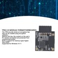 thumbnail image 3 of TPM Module, MS 4462 12-1Pin Replacement High Stability TPM 2.0 Security Module Motherboard Accessory SLB 9670  for PC for  10 11, 3 of 7