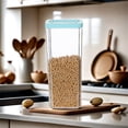 thumbnail image 4 of Cagogo under $5 Food Container, Airtight Food Storage Containers Set, Plastic Kitchen Pantry Organizers, Cereal Flour Storage Jars, Food Grade Kitchen Containers, Dry Food Storage, 4 of 6