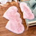 thumbnail image 1 of EGNMCR Outdoor Rug Bathroom Rugs Rugs for Living Room Wool Imitation Sheepskin Rugs Faux Non Slip Bedroom Carpet Mats the carpet, 1 of 2