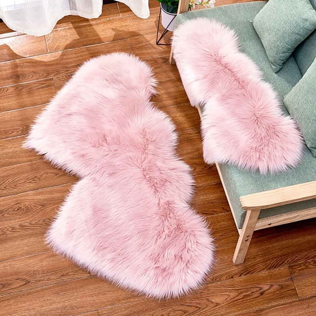 EGNMCR Outdoor Rug Bathroom Rugs Rugs for Living Room Wool Imitation Sheepskin Rugs Faux Non Slip Bedroom Carpet Mats the carpet