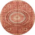 thumbnail image 1 of Ahgly Company Tapis d'Intérieur Ronds Abstraits Rouges Abstraits pour Aire, 3 Pieds Rond, 1 of 6