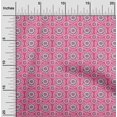 thumbnail image 1 of oneOone Silk Tabby Fabric Floral Block Printed Craft Fabric BTY 42 Inch Wide, 1 of 4