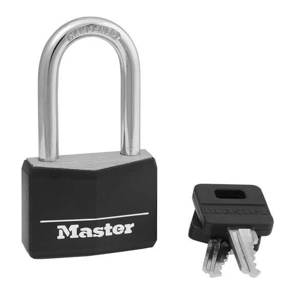 Cadenas à boîtier massif revêtu Master Lock, 1 9/16 po, arceau 1 1/2 po