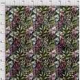 thumbnail image 4 of oneOone Georgette Viscose Pink Fabric Leaves Sewing Craft Projects Fabric Prints By Yard 42 Inch Wide-RX, 4 of 5