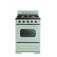 thumbnail image 1 of Classic Retro 24" Freestanding Gas Range with Convection Oven in Summer Mint Green, 1 of 1