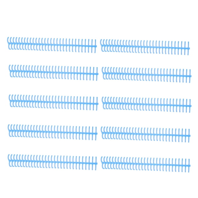 Spiral Binding Coil, 16mm Inner Diameter 10Pcs Pretty Colour Sheet Binding Comb For Page Blue