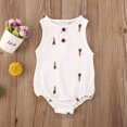 thumbnail image 2 of EYIIYE Unisex Baby Sleeveless Romper Linen Romper Jumpsuit Summer Clothes, 2 of 6