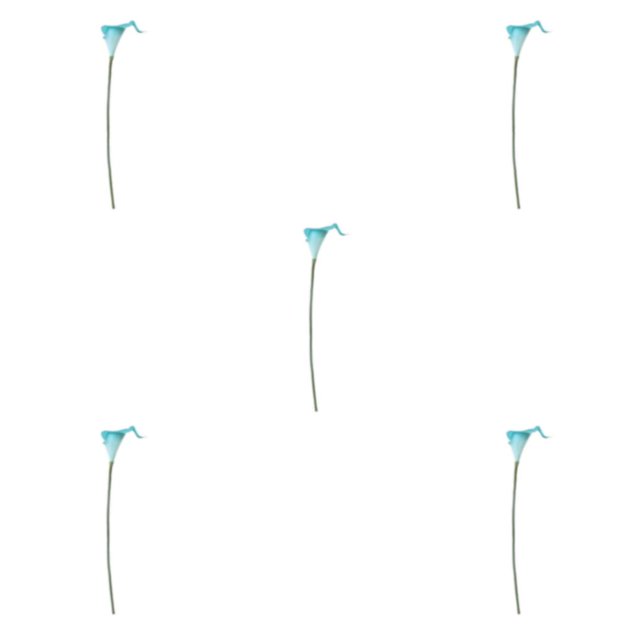 kurtrusly Wedding Decor With Simulated Calla - Choose Variety Of Colors And Styles With High 3D And Simulation Durable PU jewelry Blue 5PCS