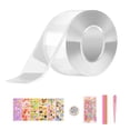 thumbnail image 1 of yuksok Ruban à Bulles Soufflant Double Face Réutilisable Ruban Transparent Ruban de Montage C, 1 of 9