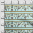 thumbnail image 1 of oneOone Cotton Poplin Fabric Swirl & Floral Block Print Sewing Fabric BTY 42 Inch Wide, 1 of 4