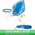 thumbnail image 4 of GoSports  Ballon de basket Splash Hoop PRO - (Bleu, plastique traité anti‑UV et métal), 4 of 6