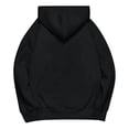 thumbnail image 4 of IMENGL Oversized Winter cotton hooded pullover sweatshirt, Black L, Size M-5XL, 4 of 5