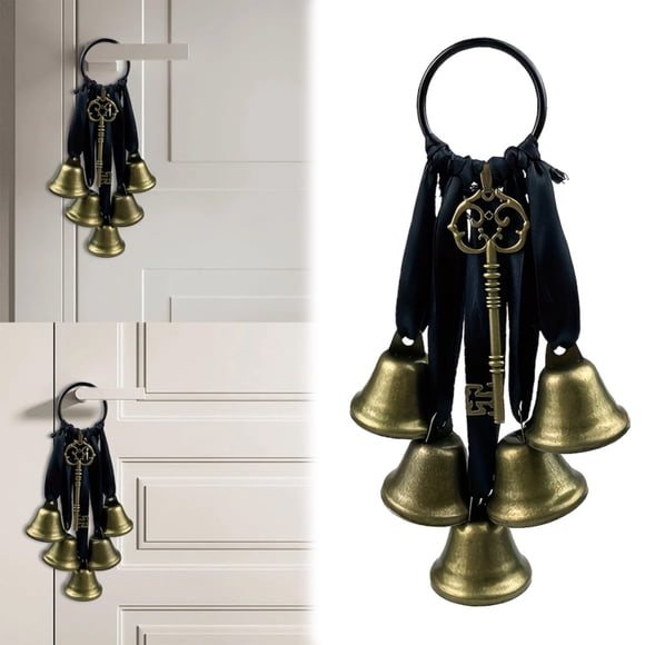Spring Decor Witch Bells for Door Knob Hanger Wind Chimes Witchy Things Negative Energy Witchcraft for Boho Home Room Decor