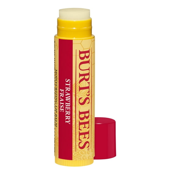 Burt’s Bees 100% Natural Moisturizing Lip Balm, Strawberry -