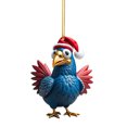 thumbnail image 1 of Vaidha Cute Rooster Car Pendant Home Tree Decoration Christmas Tree Ornament Home Decor, 1 of 2