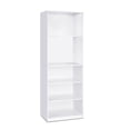thumbnail image 1 of Furinno JAYA Bibliothèque Simple pour la Maison à 5 Tablettes, Blanc, 1 of 5