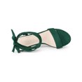 thumbnail image 4 of BLISSFUL STEP Sandales à Talons Hauts Blocs à Bout Ouvert à Lacets pour Femmes Vert 9,5, 4 of 8