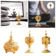 thumbnail image 1 of Desktop Ornament Unique Incense Burner Bowl Bakhoor Rashers Incense Holder Cauldron Kit Aromatic Home Decorative Piece, 1 of 5