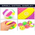 thumbnail image 3 of CHOK Pet Products Elastic Flash Light Squeaky Spike Ball Pet Dog Cat Molar Plastic Entertained Toy, 3 of 8
