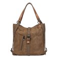 thumbnail image 1 of Women Shoulder Tote Bag Canvas Large Capacity Casual Backpack Messenger Bag, 1 of 3