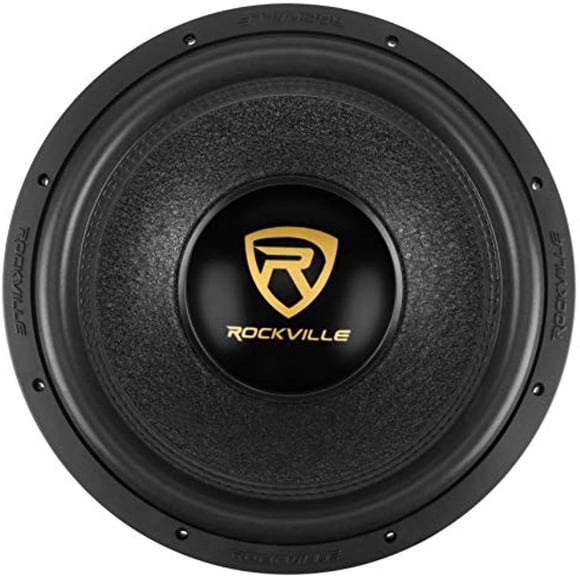 Rockville W15K9D4 15" 5000w Car Audio Subwoofer Dual 4-Ohm Sub CEA Compliant