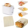 thumbnail image 3 of MesaSe 3Pcs Toaster Bags Reusable for Grilled Cheese Sandwich Non-Stick Heat Resistant, 3 of 6