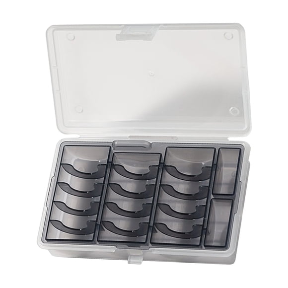 Coin Capsules for Collectors, Small Portable Easy to Carry Commemorative Coins Sorting Organizer Case, Multi-Item Airtight Coin Storage Box for Coins, Commemorative Coins and Game Coins,Black
