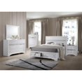thumbnail image 5 of Chic White Wood 5 Piece Bedroom Set with Full Size Platform Bed, 5 of 5