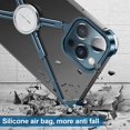 thumbnail image 4 of Promotion Boîtier en Aluminium pour 12 Mini / Pro / Pro Max Support en Aluminium Cadre en X Compatible avec 12 Pro Max (Bleu), 4 of 6