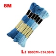 thumbnail image 2 of XYAIYT Premium 8.7 Yard Embroidery Thread Set for Crafting 6 Skeins for Knitting,Sewing,DIY Projects Ideal for Beginners Experts Alike, 2 of 4