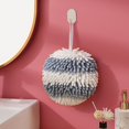 thumbnail image 2 of Bovemsi Cleaning Balls Absorbent Hanging Hand Towel For Kitchen & Bathroom Reusable Absorbent Hanging Hand Towel Quick Dry Plush Towel Soft Fuzzy Hand Towel, 2 of 9