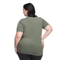 thumbnail image 3 of Lane Bryant Women'S Plus Crew-Neck T-Shirt, 3 of 6
