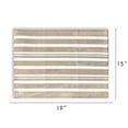 thumbnail image 2 of Fabstyles Broadway Stripe Cotton Placemats Set of 4 Machine Washable Heavyweight Table Mats Perfect for The Kitchen and Dining Table or Outdoor Tables, 2 of 5