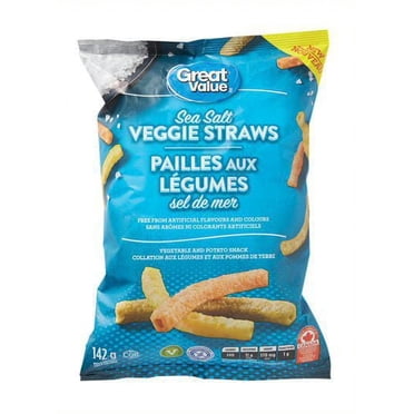 Great Value Sea Salt Veggie Straws Potato Snack