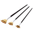 thumbnail image 1 of 3Pcs Paint Brushes DIY Graffiti Paintbrushes Children Fanshaped Painting Brushes, 1 of 9