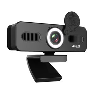 2160P HD Webcam Computer Webcam with Microphone USB PC Web Camera 120-degree Wide Angle with Fill-in Light Free Drive for Recording Calling Conferencing Gaming Compatible with Windows Vista iOS