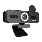 2160P HD Webcam Computer Webcam with Microphone USB PC Web Camera 120-degree Wide Angle with