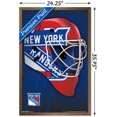 thumbnail image 2 of NHL New York Rangers - Mask 16 Wall Poster, 22.375" x 34", 2 of 4
